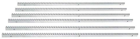 Acesunny 6 * 1 m Riel de acero para accionamiento de puerta de acero para accionamiento de puerta IP44 (6 x 1 m)