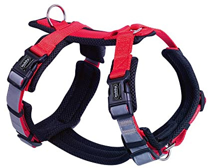 Nobby Geschirr Daily Walk Comfort, rot, S: Brust: 30-36 cm, Bauch: 46-56 cm, 1 Stück