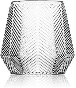 TOMYEUS Verres Modèle de Diamant Tasse en Verre Transparent Coupe de jus à Haute température Domestique for Boire en Verre de Bourbon/vin et Boissons Cocktail Verres à vin (Size : A)