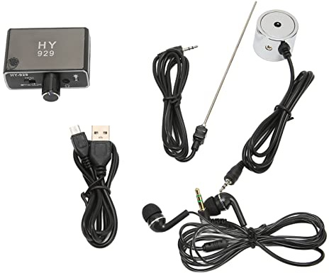Detector de Fugas de Agua, Monitor de Fugas de Tuberías de Agua Subterránea, Herramienta de Detección de Tuberías de Agua de Sondas Dobles de Alta Resistencia, Fugas Y Goteo para Sótano(EU)