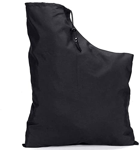 Bolsa de repuesto para soplador de hojas, bolsa de repuesto para soplador de hojas, para circunferencia de cuello de 35 cm, color negro