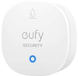 eufy Wasser- & Frostmelder mit Fernalarmierung, IP65, 2 Jahre Batterie, Kompatibel mit HomeBase S380/S280, App-Steuerung, HomeBase Erforderlich