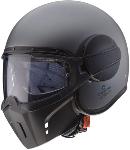 CABERG HELMET JET GHOST X MATT GUN METAL XL