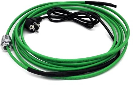 DAVBIR 1-15 Meter 220V 17W/m elektrisches Heizkabel zur Installation in der Wasserleitung (Pipeline) mit Kupplung for den Rohreintritt perfection (Size : 2m)