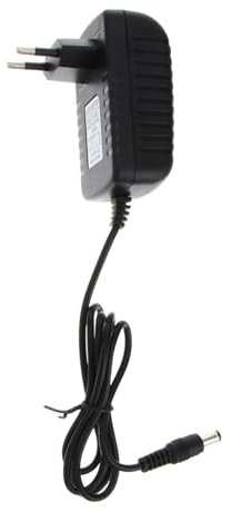 Homoyoyo 6v 2a Netzteil Ladegerät 5,5mm x 2,1mm Dc Adapter Stromversorgung Für Elektronik Zuhause Reisen Schwarz