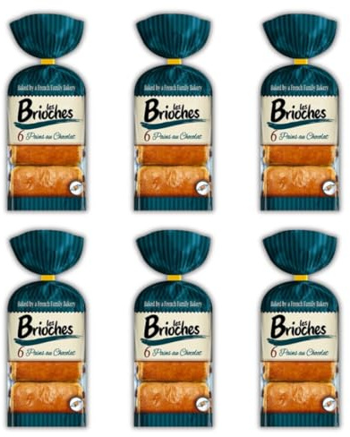 Pain Au Chocolate 270g 6 Pieces per Bag - Individually Wrapped (6x270g (36 Pieces))