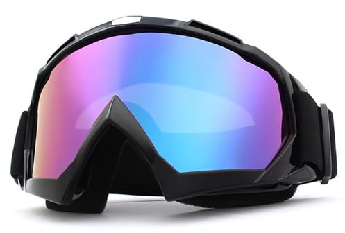 CZAYEFNH Skibrille Herren Damen UV-Schutz Snowboard brille Anti Beschlag, Skibrille Verspiegelt,Geeignet für Outdoor Sportarten