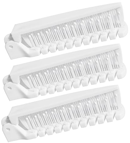 HAPINARY 3 Piezas peine plegable cepillo de viaje para cepillo de pelo de tamaño de viaje peines mini cepillo para el cabello cepillo de pelo pequeño para bolso el plastico