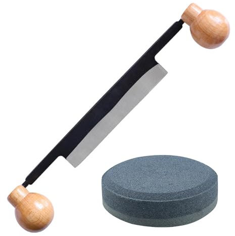 Outil d'élimination des écorces, outil de rasage - Outil d'écorçage à double poignée pour enlever l'écorce - Outil de travail du bois pour enlever l'écorce, grattoir à tirage droit pour le jardin