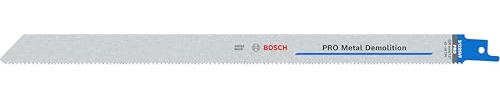 Bosch 25x Lama per sega universale PRO Metal S1225VF Demolition | per Tubi e profili in metallo, Metalli non ferrosi, Lunghezza 300 mm, Professional Accessorio Sega universale