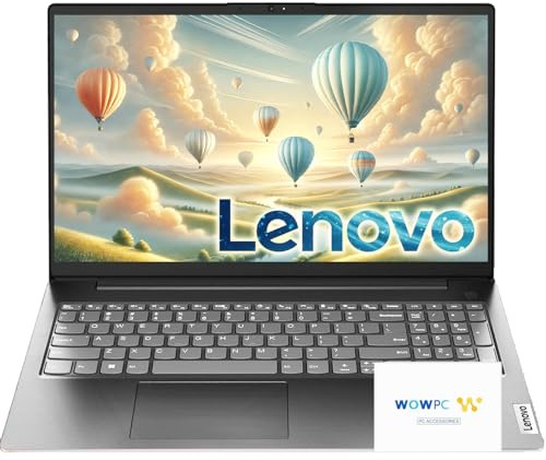Lenovo V15 Business Laptop Computer, 15.6 FHD Display, Intel Dual-Core CPU, 16GB RAM, 1TB PCIe SSD, WiFi 6, Ethernet Port RJ-45, HDMI, Numeric Keypad, Black, Windows 11 Pro, WOWPC Recovery USB