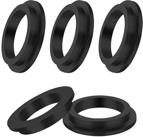 TTQiAnJ 5 Pieza Junta Tórica de Repuesto para Piscina Intex,Juntas de Bombas para Piscinas,Caucho Anillo de Sellado para Bomba de Filtro de Arena Intex 11412,Negro
