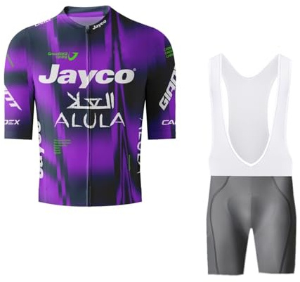 SGCIKER Hommes 2025 pro Team Maillot Cyclisme Ensemble, Été Manches Courtes Respirant Cycle Chemise VTT Vélo Vêtements Cuissard Kits 9D Gel Pad (6XL)