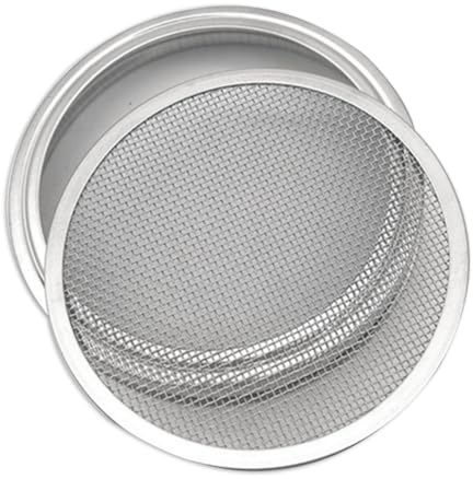 Sprossendeckel,Edelstahl Sprossenglas Deckel Kit,1 Stück Keimdeckel Für Sprossen,Wiederverwendbares Sprouter Kit Mit Siebdeckel Edelstahl,für 70mm Einmachgläser,for Growing Bean Broccoli Alfalfa Seeds