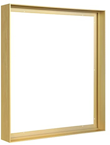 FOLKOR Schattenfugenrahmen, Bilderrahmen für 30x40cm Leinwandbilder, DIY Metallrahmen mit 3,8 cm Tiefe für Landschaftsporträts, Wohnzimmer-Dekor