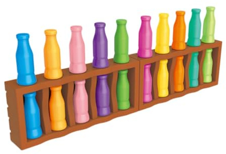 ＡＷＨＡＯ Farbzuordnungsspiel Als Cleveres Farbratespiel Und Steckspiel EIN Denkspiel Und Herausforderungsspiel Zur Schulung des Gedächtnisses für Unterhaltsam, 20 Flasche