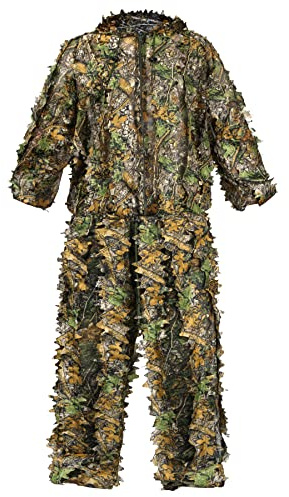 Avizon 3D Leafy Ghilie Suit Camo Suit for Men Lightweight Hunting Clothes