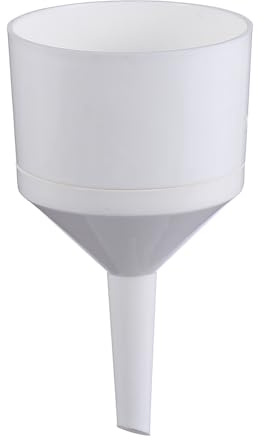 ABOOFAN Embudo de Filtración Buchner de Plástico Blanco para Laboratorio Diseño Simple y Acabado Exquisito, Adecuado para Instituciones Científicas y Universidades