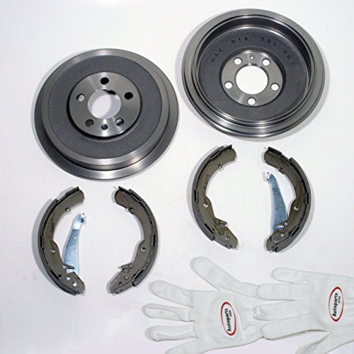 Autoparts-Online Set 60001354 Bremstrommeln/Bremsen Set Hinten