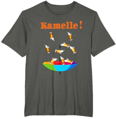 Kamelle mit Bier - Karneval Kölle Fasching Umzug Köln Kostüm T-Shirt