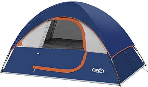 UNP Tenda da campeggio per 2-3 persone (Blu Navy, 2 persone - 210×150×110 cm)