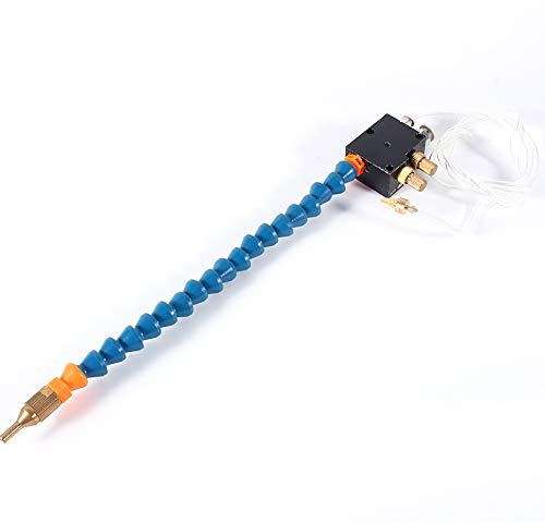 Mist Coolant Lubrication Spray System for Metal Cutting Engraving Cooling Sprayer Machine Accessories for 8mm Air Pipe CNC Lathe + 118 Tube