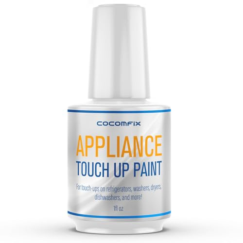 cocomfix White Appliance Touch Up Paint, Appliance Paint, High Gloss White Touch Up Paint Pen for Refrigerator, Washer, Dryer, Dishwasher, Microwave - Chip Resistant, Quick Dry Finish