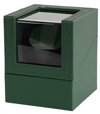 Perfeclan Automatischer Uhrenbeweger, Einzeluhrenbeweger, Uhrenhalter, Organizer, Geburtstagsgeschenk, Uhrenbox, Uhrenkissen für mechanische Uhren