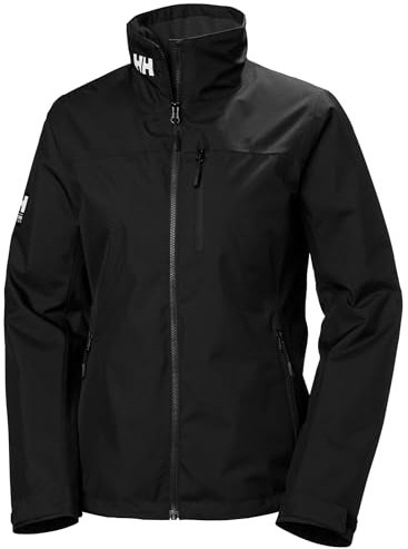 Helly Hansen Mujeres Chaqueta de capa intermedia W Crew 2, Negro, S