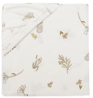 Jollein Sábana Bajera Ajustable de Jersey Riverside de 70/75 x 140/150 cm, 100% algodón, Certificado Öko-Tex