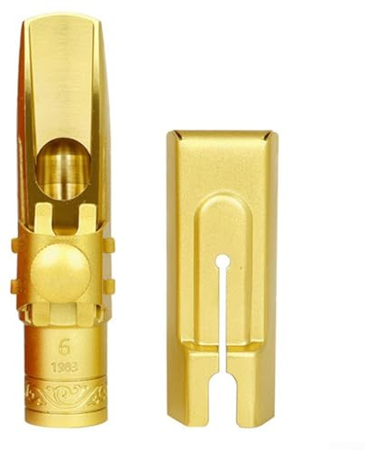 Bocchino per sassofono, bocchino per sassofono contralto, bocchino in ottone per sassofono contralto, misure 5, 6, 7, 8, 9 (taglia 6)