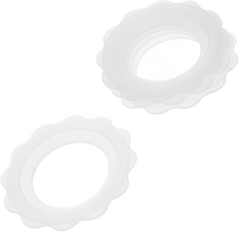 Hoement Cache Nourrice en Silicone Souple 5pcs, Protection Anti-friction et Résistante la Transpiration, Anneau Non Glissant pour Allaitement en Été