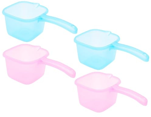 Mipcase 4 pièces Louche Plastique Colorée Multifonction pour Cuisine et Jardin Capacité Importante Surface Lisse Facile à Nettoyer Usage Domestique Polyvalent Couleur Couleur Aléatoire