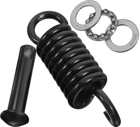 HIAKDOFT Set de Ressorts en Acier à Ressort pour Chaise Suspendue Extérieure Crochets Pivotants, Installation Simple et Remplacement Facile pour Hamac et Banc de Jardin