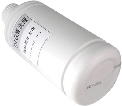 YNGFBFFJ Botella de la solución de Limpieza de Tinta DTG 1000ML Compatible con el Cabezal de impresión de Tinta Textil