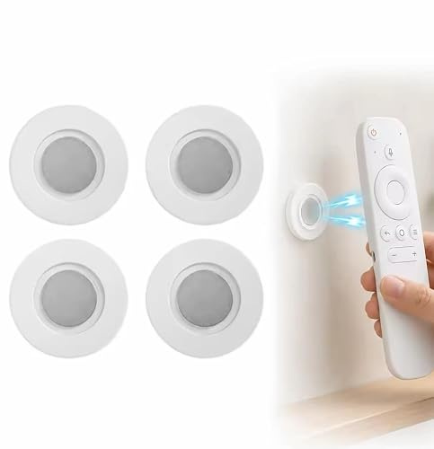SRLWMYI Soporte de pared para mando a distancia, 4 unidades, magnético, autoadhesivo, con soporte magnético, soporte magnético y barra magnética, autoadhesivo, para TV, aire acondicionado