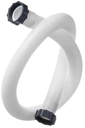 150 cm lång poolpump ersättningsslang för filter sand och saltvattenssystem – flexibelt tungt pooltillbehör för optimalt vattenflöde