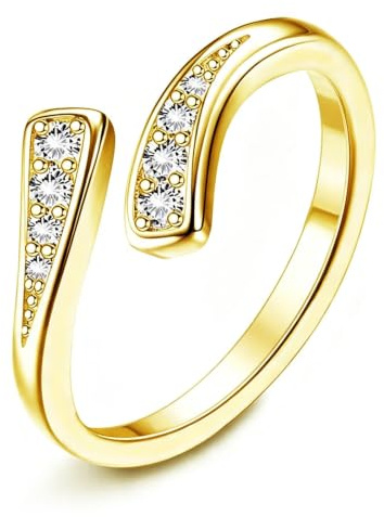 Papvera 14k Gold Fillled Toe Rings for Women Non Tarnish