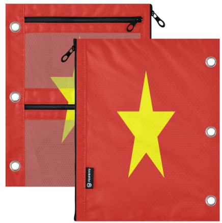 Pencil Cases, 3 Ringing Pocket 2PCS