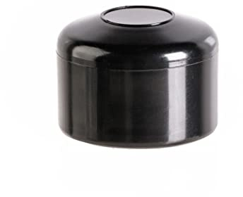 EMFA Zaunpfahlkappe rund 42,4 mm Schwarz 10 Stück Pfostenkappe rund Zaunpfostenkappen Zaunabdeckung Kunststoff Deckel Zaunkappen 1 1/4