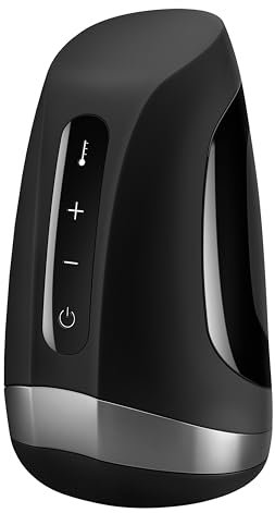 Satisfyer Men Heat Vibration | Juguete sexual Masturbador Masculino | Masturbador para el Pene | Vibrador resistente al Agua (IPX7) | Juguetes sexuales Hombre recargable | Calentador