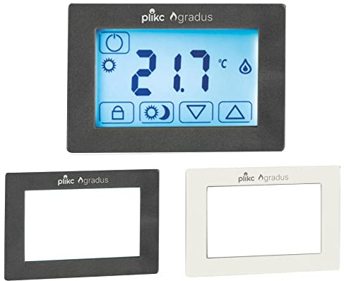 Termostato Touch Screen da Incasso a Batterie - Plikc Gradus - PLK267609