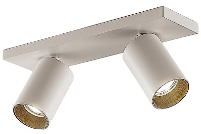 Ceiling Light 'Brinja' dimmable (Modern) in White Made of Metal for e.g. Hallway (2 Light Sources, GU10) from Arcchio | floodlight, Spotlight