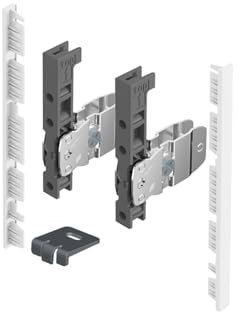 AvanTech YOU Verbinderset für Innenfront zum Selbstablängen, Nutzung mit Zarge, Systemhöhe 139, weiß_Artikel _ 9257616