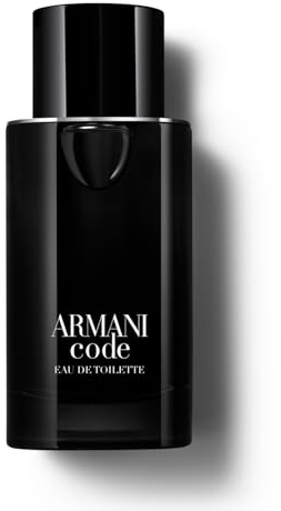 Armani Beauty- Code - Eau de Toilette - Cologne for Men - Ambery Woody Fragrance - Citrus, Lavandin, Tonka Bean Notes - 2.5 Fl Oz