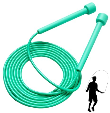 INGJIA Springseil für Erwachsene & Kinder, Damen & Herren - für Fitness, Sport, Boxen und Freizeit - Verstellbare Größe - Speed Rope, Jump Rope, Sprungseil