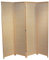 EME Biombo Natural Separador de Ambientes de 4 Paneles 180x180 cm Separador de Estancias de Madera Biombo Plegable y Estructura Resistente Biombo Mimbre