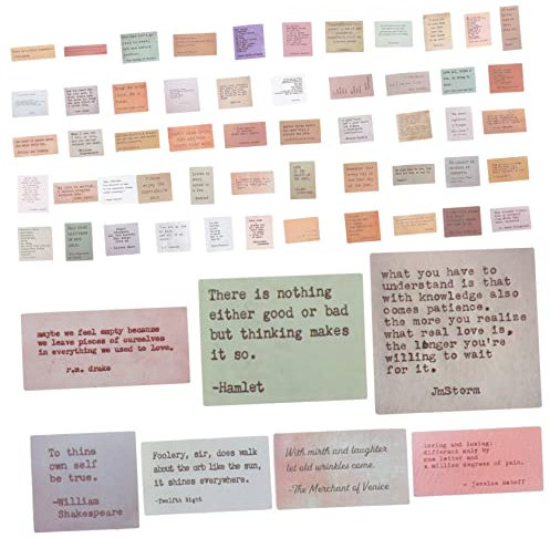 KONTONTY 120pcs Waterproof Inspirational Quote Stickers Motivational Scrapbook Decals for Planners and Journals DIY Luggage Decoration Stickers Set