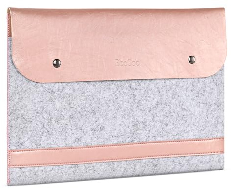 EooCoo Weihnachten 13 Zoll Laptop Hülle Tasche,Einfacher Hülle,Rose Gold | Kompatibel mit MacBook Air 13.6 M4 M3 M2 2025 2024 2022 M3 M2, Air 13 2020-2010 M1 Intel Chip, Pro 13.3 2022-2012