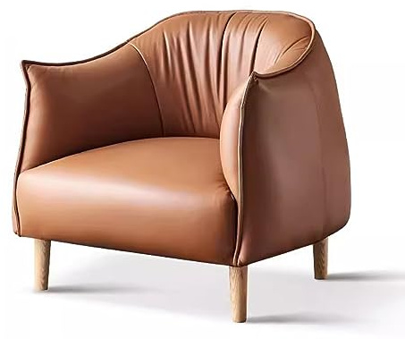 Wohnzimmer Sofa Ledersofa Modern Minimalistisch Massivholz Stuhl Nordic Kleine Wohnung Wohnzimmer Leicht Luxus Einzel